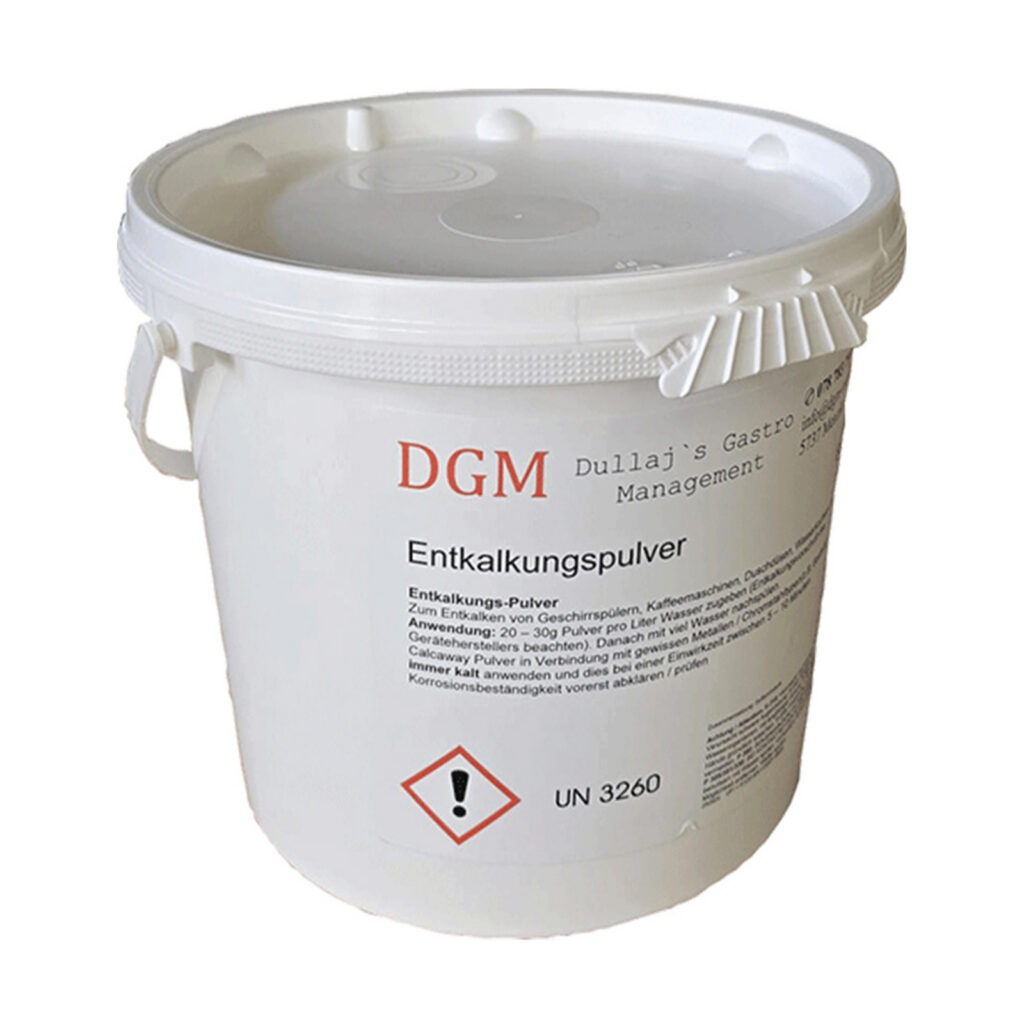 DGM Entkalkungspulver Profi-Entkalker im 8-kg-Eimer