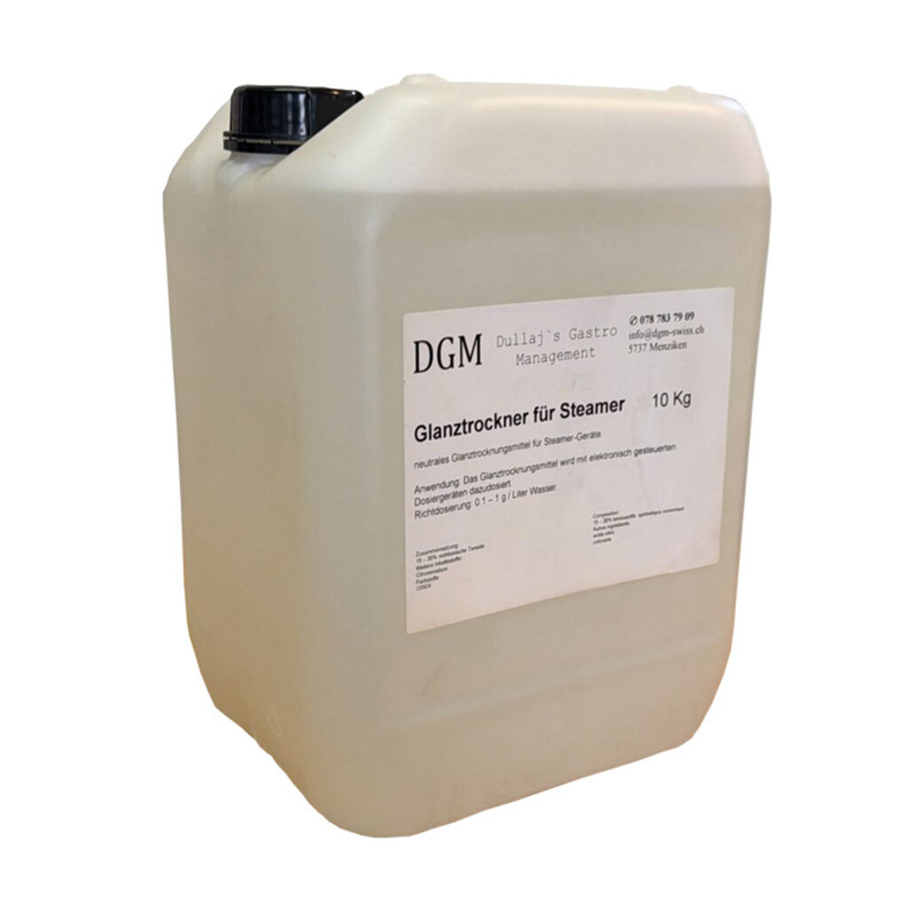 Glanztrockner für Steamer 10 kg von DGM im Kanister