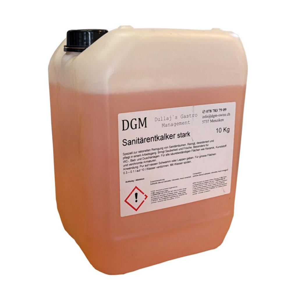 Sanitärentkalker stark 10 kg von DGM für Sanitäranlagen und Gastrogeräte