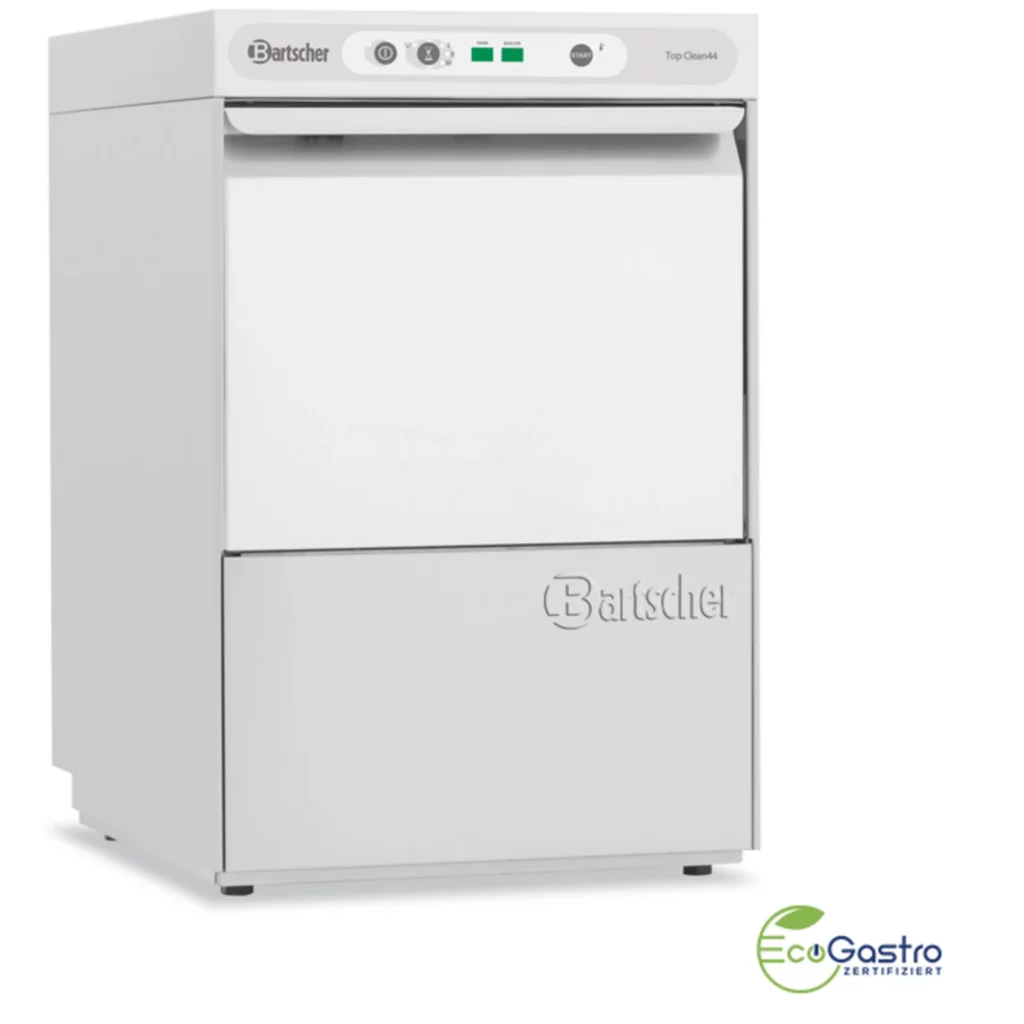 BARTSCHER Topclean 44 Gläserspülmaschine in freigestellter Frontansicht
