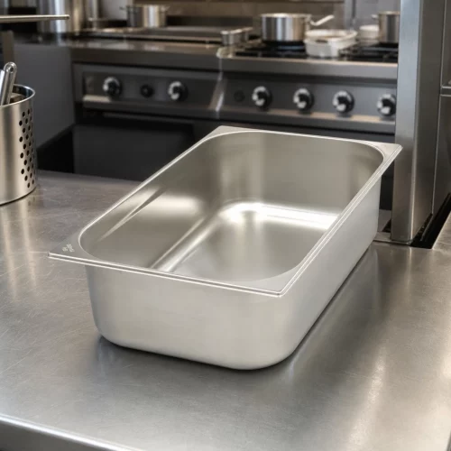 Gastro Gastronormbehälter - 1/1 GN - 15 cm Tief - Edelstahl im professionellen Einsatz