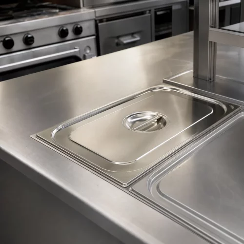 Gastro Gastronormdeckel - 1/1 GN - Edelstahl im professionellen Einsatz